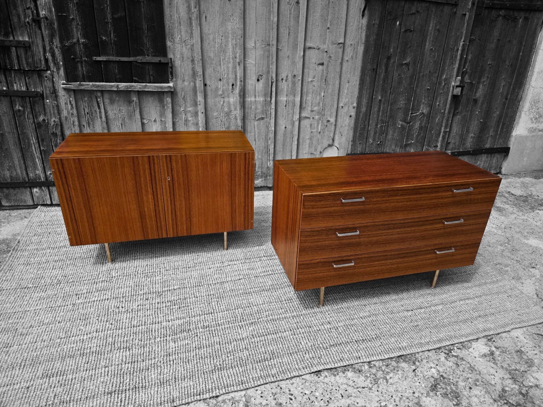 Credenze: Wohnhilfe Sideboard Entwurf Urs Rösch in Palisander – Usato da Haslen AI venduto da Vintagelix 1