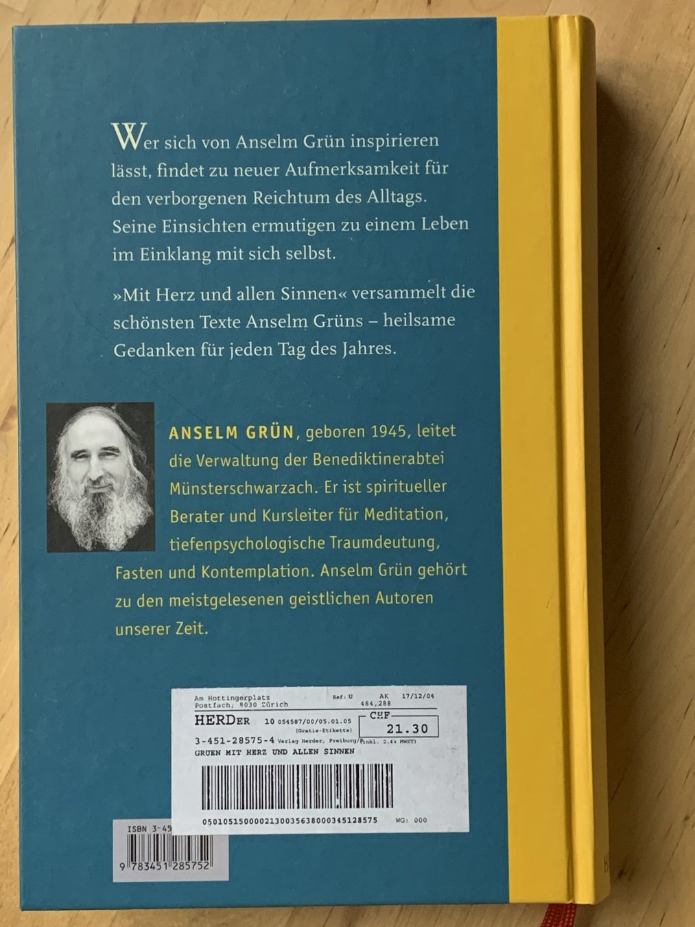 Libri: Pater Anslem Grün Bücherkiste – Nuovo (secondo la descrizione) da Zürich venduto da MeineBilderkiste 5