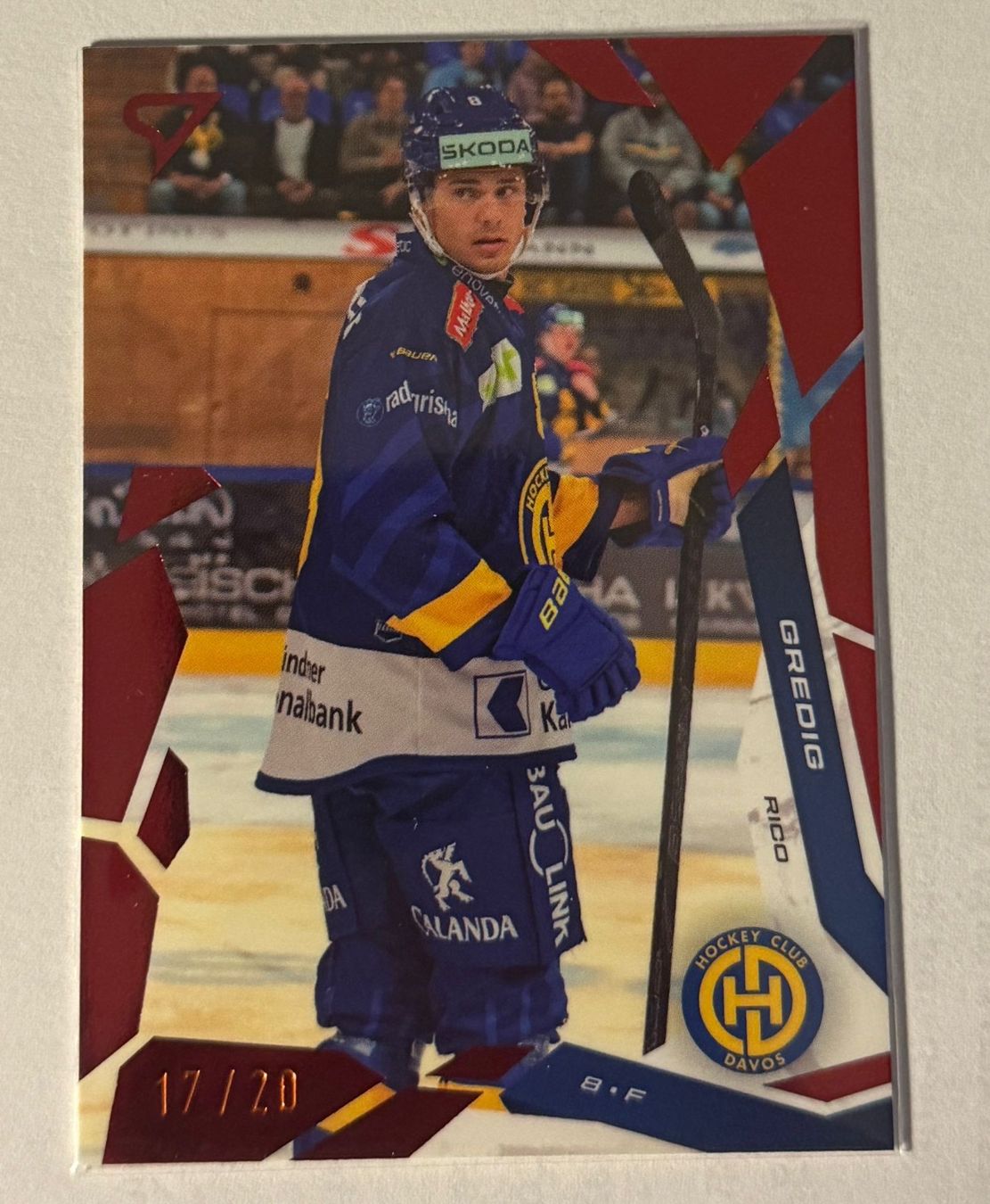 Sportzoo Carte collezionabili: Rico Gredig Base Set Rot 17/20 – Nuovo (secondo la descrizione) da Zauggenried venduto da Puckcollector_NS