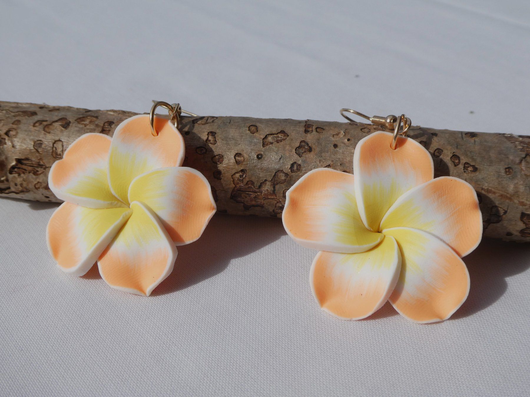 Boucles d'oreille: Leichte Blüten-Ohrhänger, Modeschmuck / NEU – Neuf (Voir description) à Gattikon par kaandooh 1