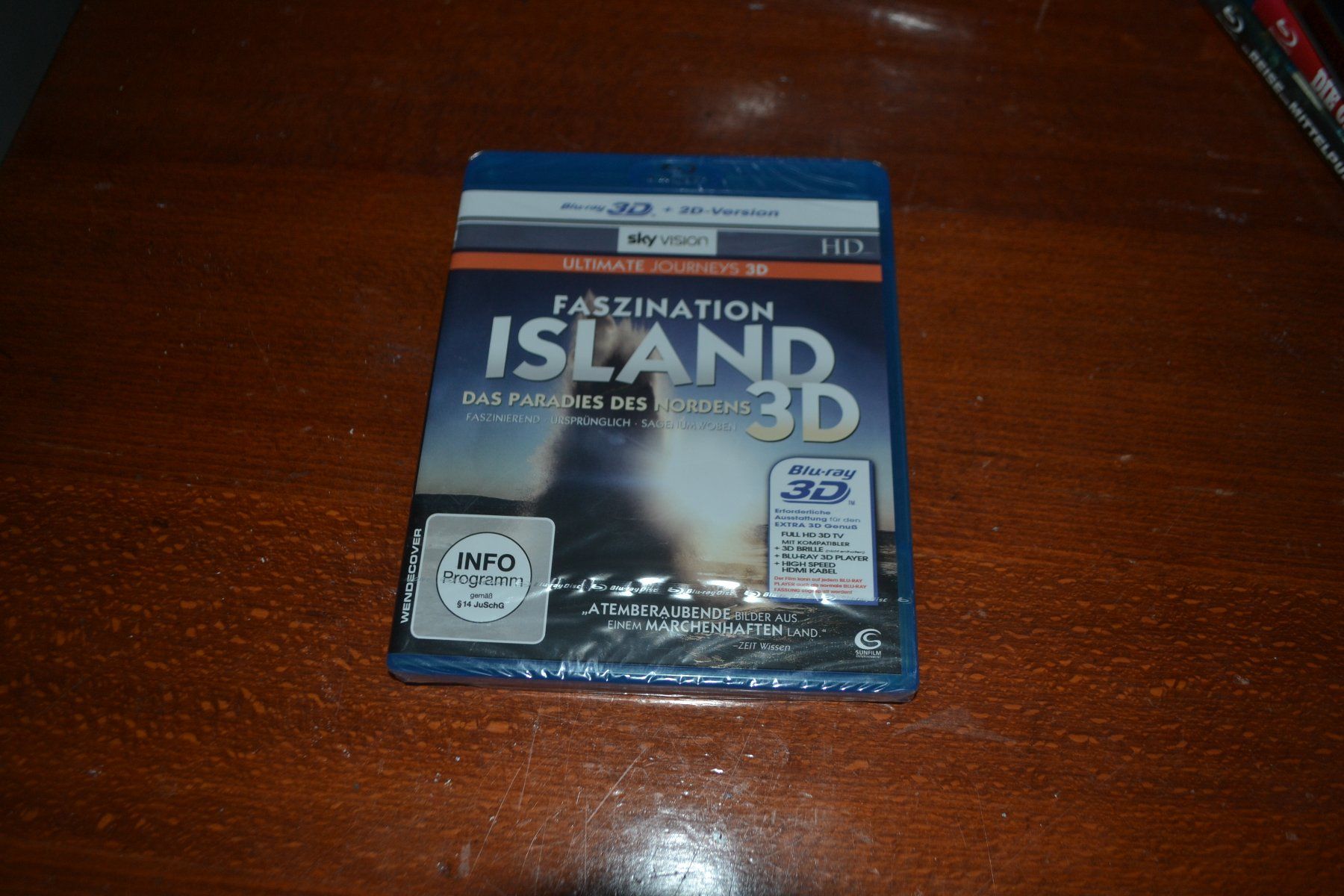 Tutti i DVDs: Faszination Island in 3D (NEU) – Usato da Laupen ZH venduto da chefdom