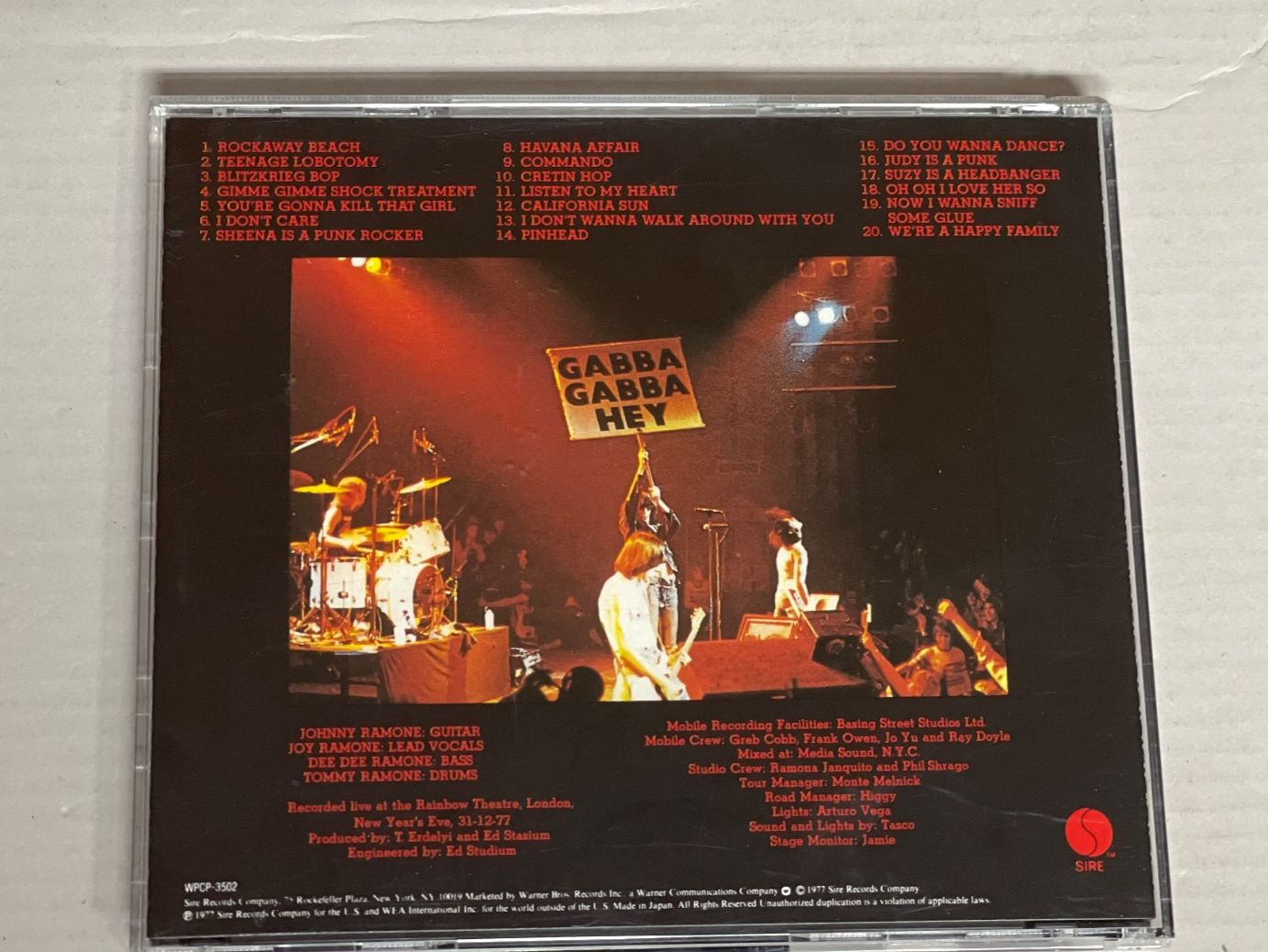 CD: Ramones - It’s Alive - Top RAR – Usato da Muri b. Bern venduto da AdidasCollector 3