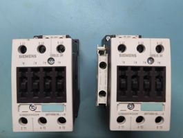 2xSiemens Sirius 3RT1034-1BB40 Schütz 24VDC Spule+Hilfskont.