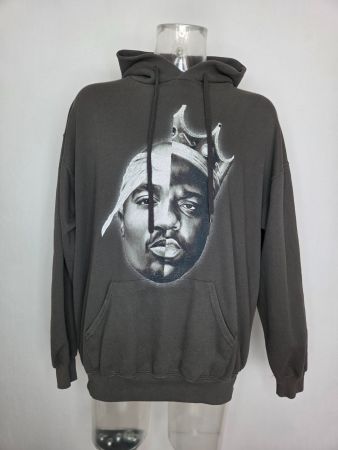 2Pac Biggie Meek Mill Hoodie - XXL