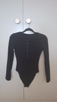 Bodysuit langarm schwarz Damen Grösse S