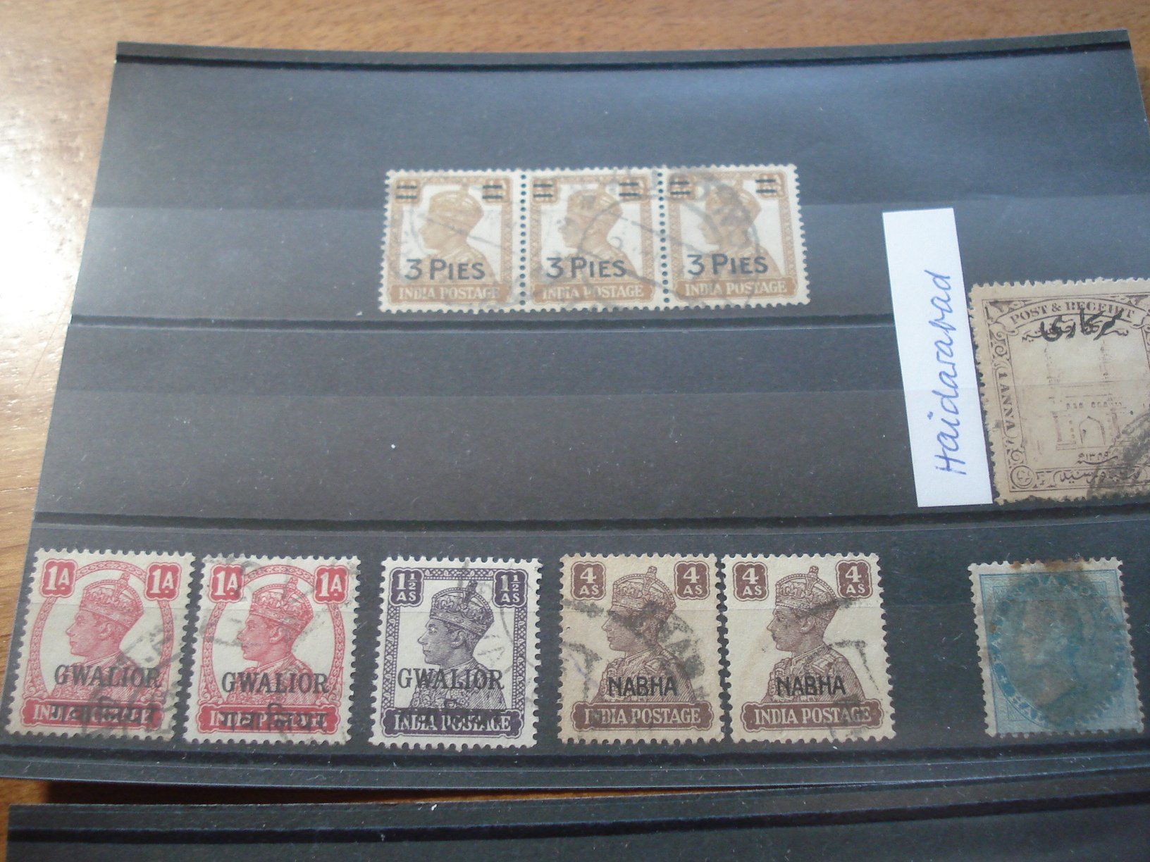 Alle Briefmarken: Lot alte Marken Indien – Gebraucht aus Niederwil AG von morostahu