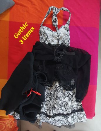 gothic Hearts&Roses 3 items * top !