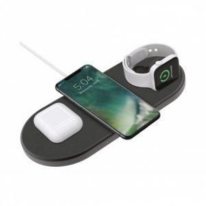 Caricabatterie: XQISIT 3in1 Wireless Qi-Ladegerät Charge – Nuovo (secondo la descrizione) da Weinfelden venduto da SEYBOY 3