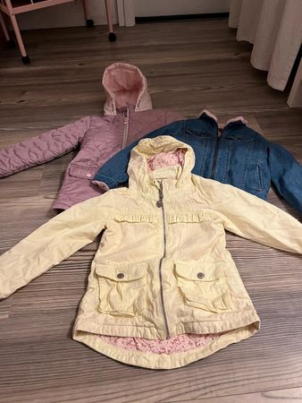 3er Set Jacken für Mädchen, Frühling/Sommer, Grösse 128