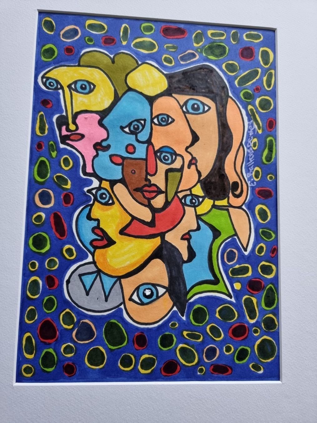 Dipinti: Edgar Baltensperger ORIGINAL  MISCHTECHNIK ACRYL SIGNIERT – Usato da Gersau venduto da grafik-kunst 1