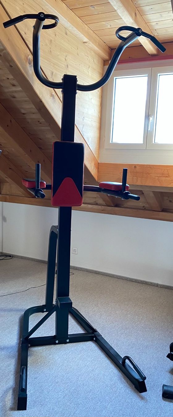 Hometrainer: Multifunktions - Klimmzugstation Power Tower – Usato da Chur venduto da san_52nq