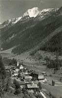 Kippel   VS  im Lötschental   mit Bietschhorn     um 1952
