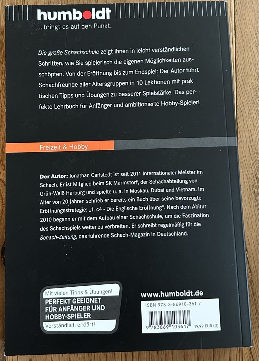 Libri: Die grosse Schachschule, Humboldt Verlag – Usato da Winterthur venduto da Sternenstaub0815 1