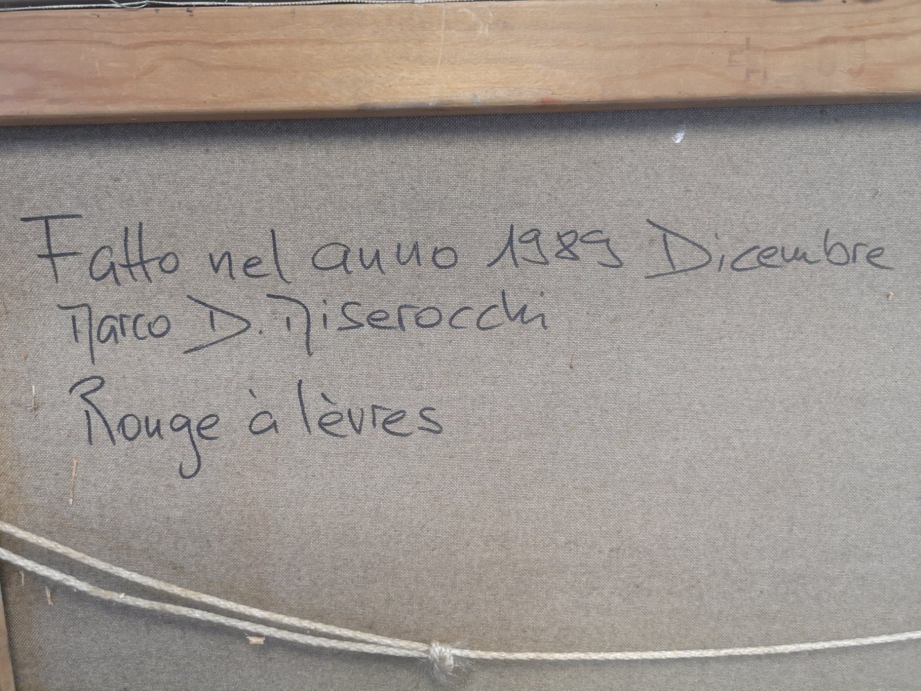 Dipinti: MARCO D. MISEROCCHI "ROUGE À LÈVRES" – Usato da Genève venduto da Qanil77 5
