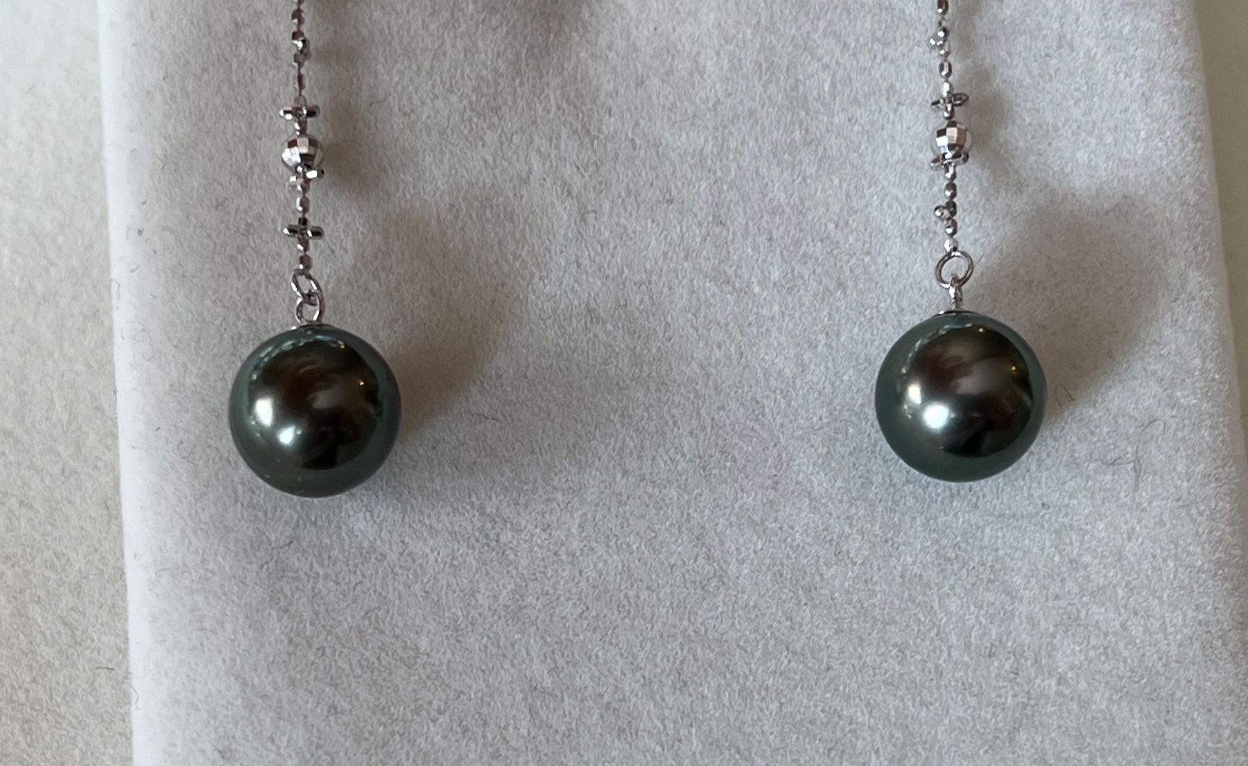 Ohrringe & -stecker: Ohrringe echte Tahitiperlen 18kt Weissgold – Neu (gemäss Beschreibung) aus Bern von Steinfieber 2