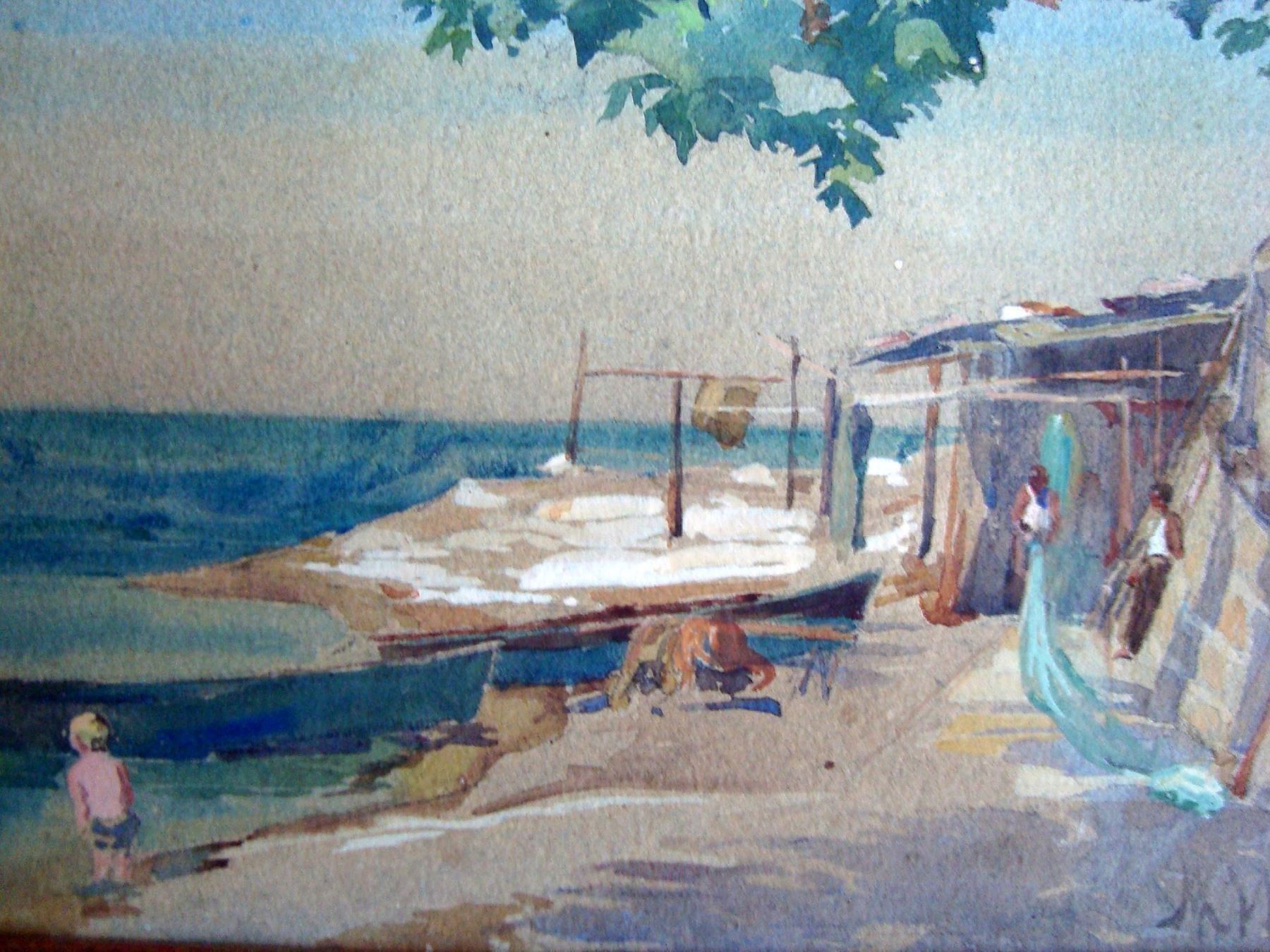 Dipinti: Way Aimée Maria, aquarelle, 24 x 16 cm – Usato da Martigny venduto da Abm1000 1