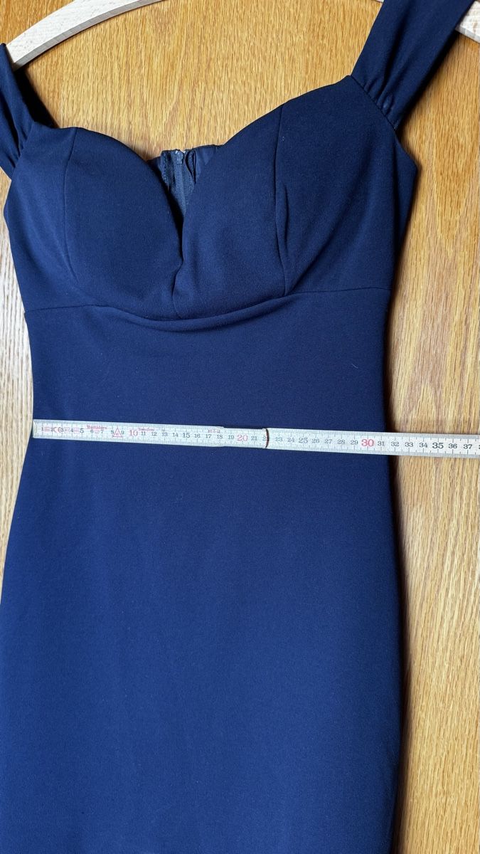 Vestiti: Elegantes dunkelblaues Kleid, Grösse S – Usato da Wünnewil venduto da jani.ch 3