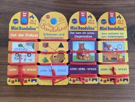 Mini Bandolino Lernspiel-Sets 4Stk, gebraucht, guter Zustand