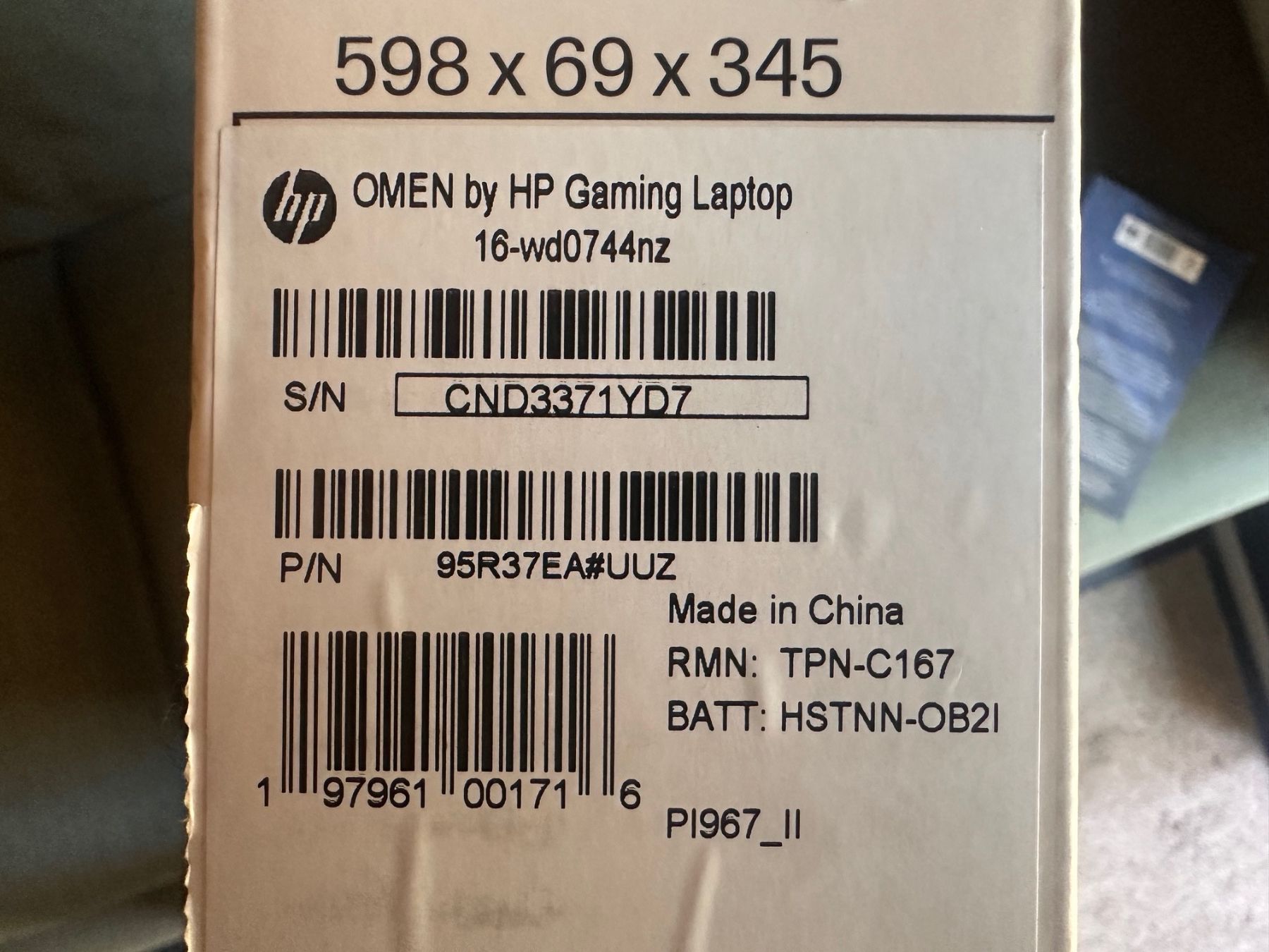 Hewlett Packard Portables: HP Omen 16 pouces, gaming laptop – D'occasion à Fully par LionelH 6
