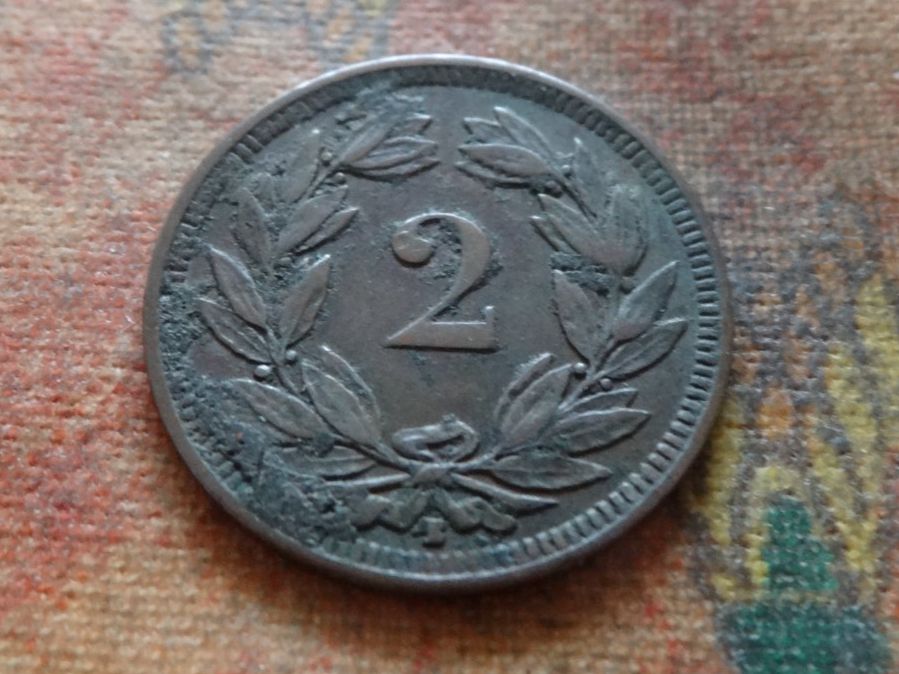 Tutti le monete: 2 Rp. 1909  (B) – Usato da Romanel-sur-Lausanne venduto da Swift13 1
