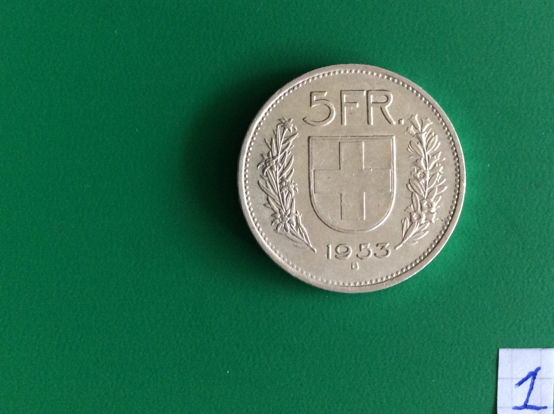 Alle Münzen: 5  francs 1953  Belle – Gebraucht aus Genève von pie_fh2d