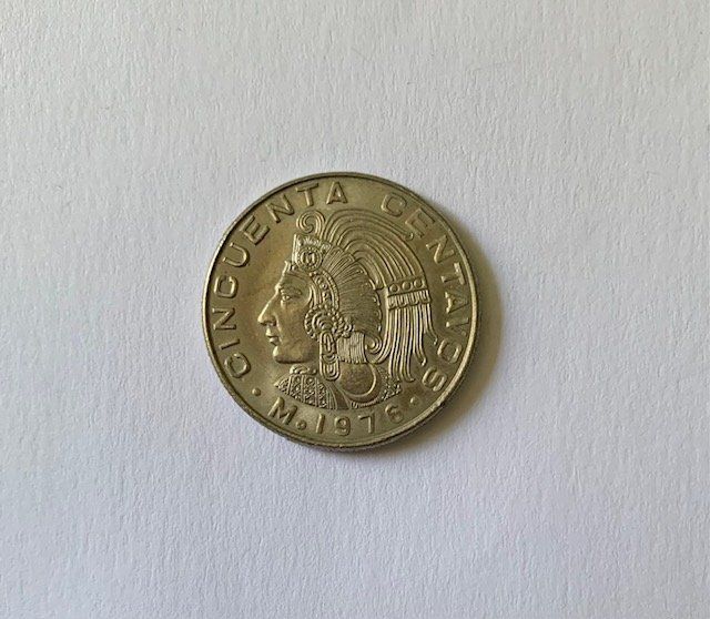 Alle Münzen: Mexico 1976 - 50 Centavos – Gebraucht aus Zürich von Apache4 2