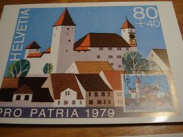 Satz Maximumkarten 1979,Pro Patria