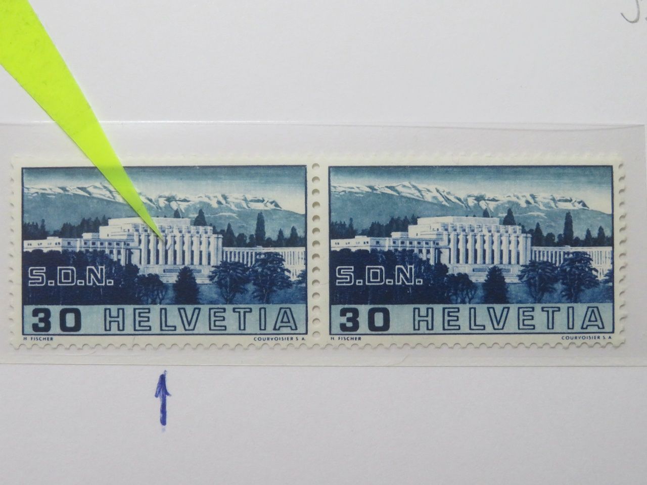 Tutti i francobolli: Abart 212.2.02** gebrochene Säule – Nuovo (secondo la descrizione) da Spreitenbach venduto da heitersberg54