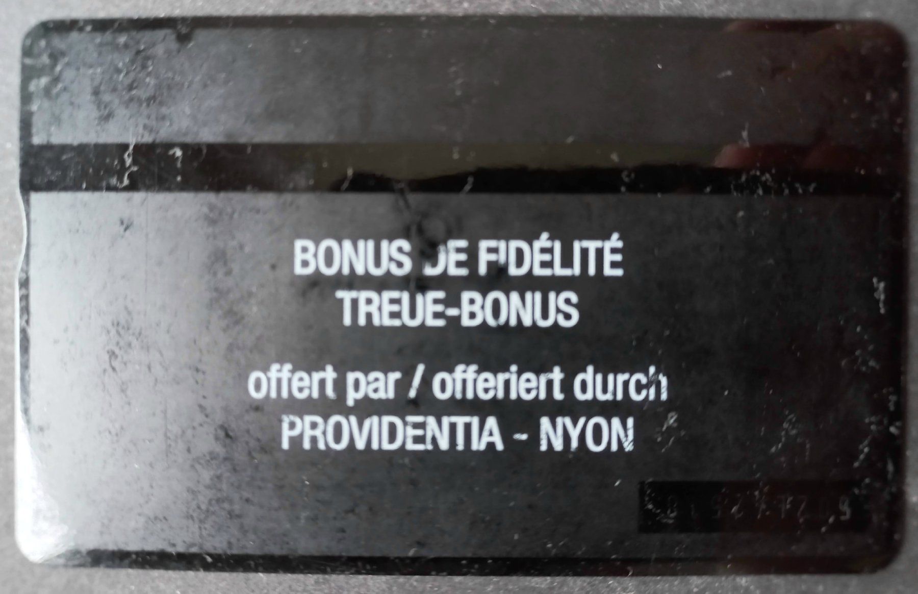 Swisscom Schede telefoniche: Taxcard - Providentia - CH – Usato da Niederuzwil venduto da lubimaja 1
