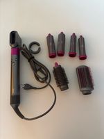 Dyson Airwrap Complete Long, Grau/Pink, Zubehoer, guter Zust