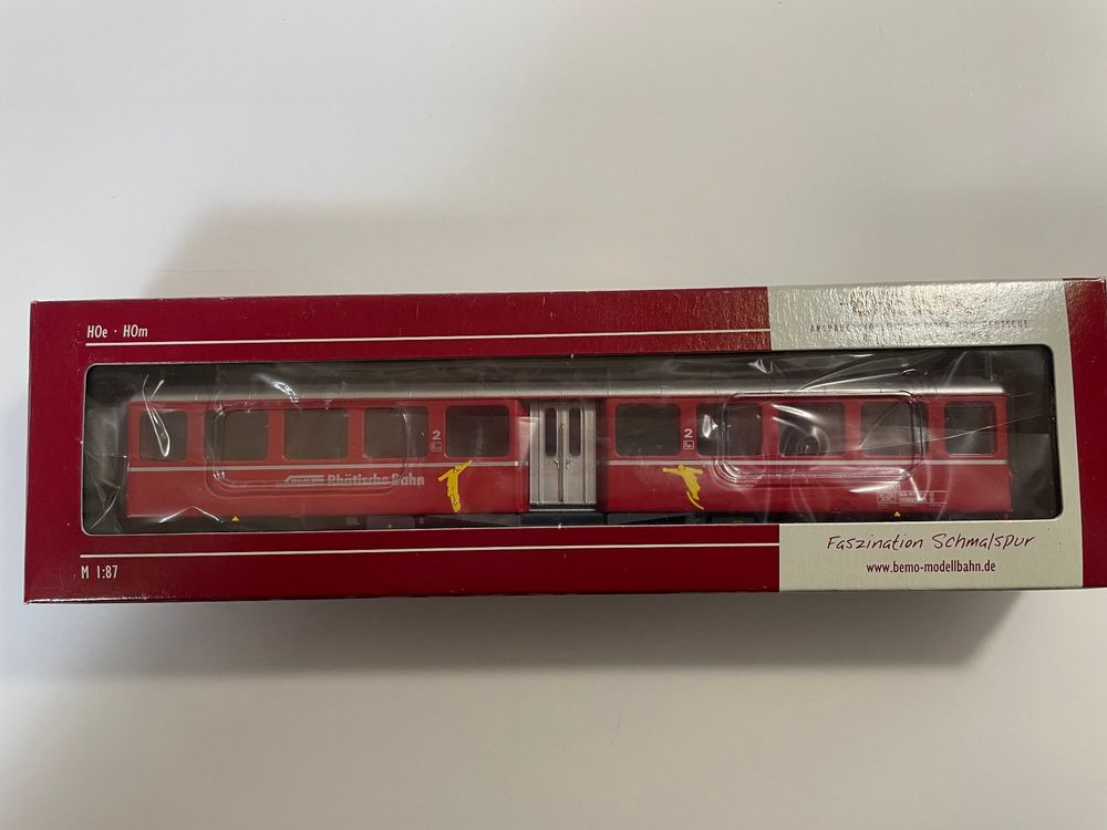 Wagon Bemo 3284 126 RhB 2e Classe HOm - Occasion - Comme Neuf