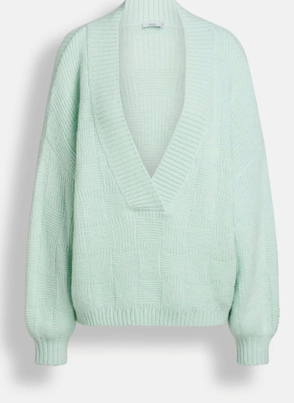Closed Pulls & Sweat-shirts: Damen Pullover mintgrün V-Ausschnitt Closed – Neuf (Voir description) à Oberbipp par Missy2021 1