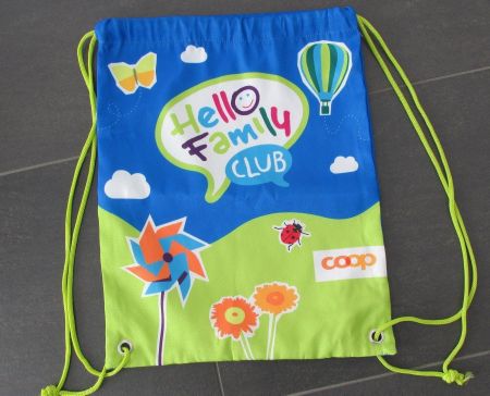 Turnbeutel Hello Family
