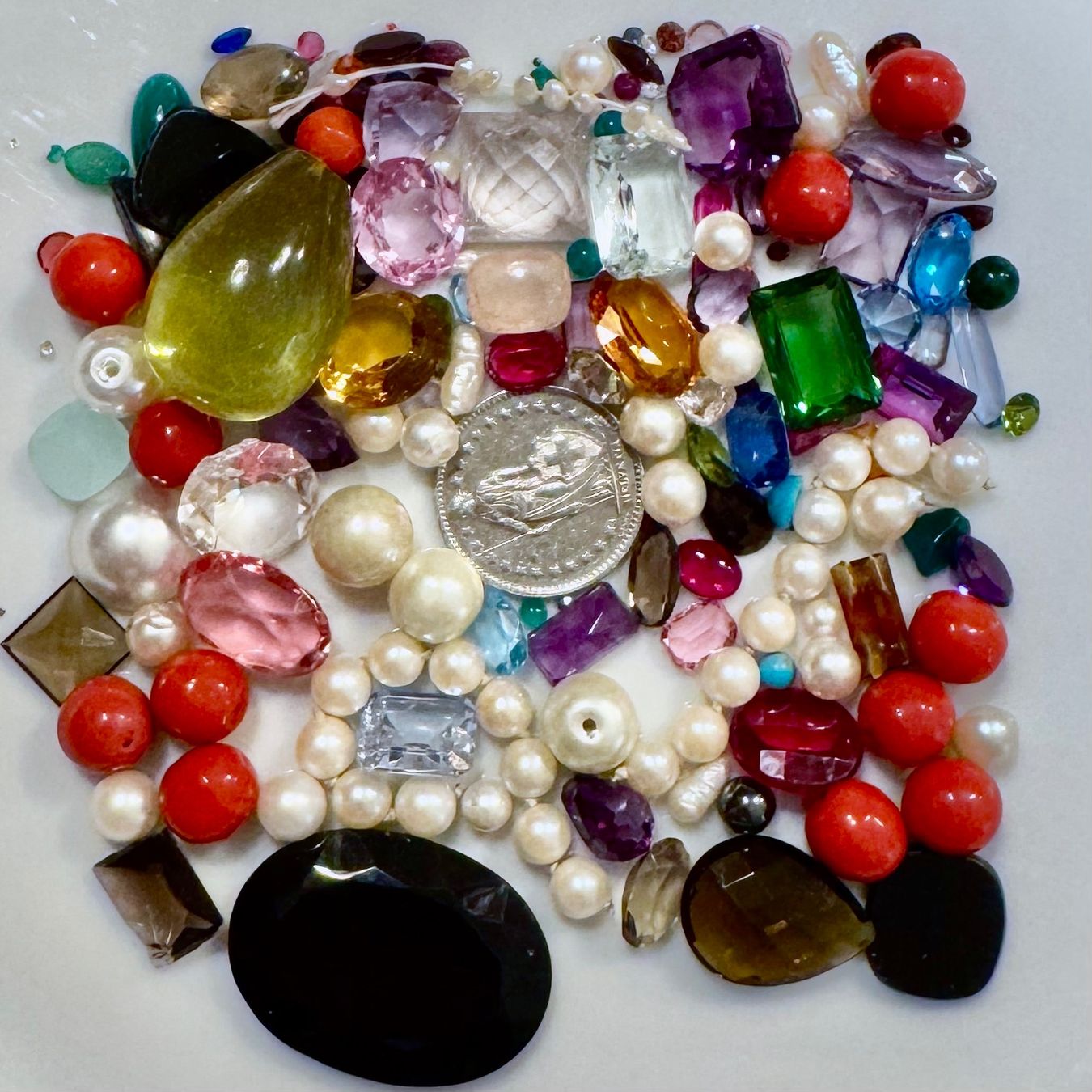 Pietre preziose: MIX EDELSTEINE, SCHMUCKSTEINE TOTAL ca. 500ct – Usato da Confignon venduto da The-Gem-Wizard 1