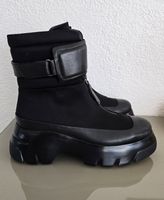 Stiefelette Jeannot 37 schwarz Glattleder
