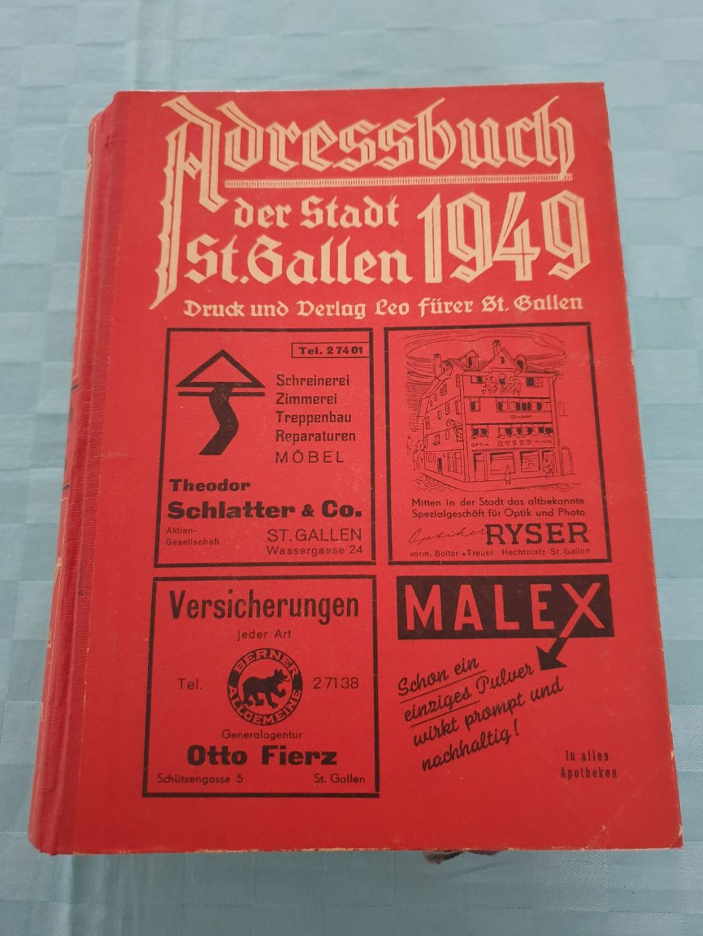 Libri: ADRESSBUCH BUCH – Usato da Mörschwil venduto da spirspi