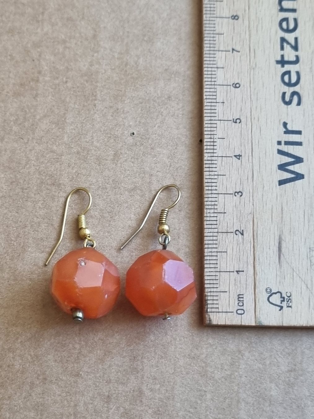 Ohrringe & -stecker: Süsse Ohrringe orange-rot, Top  – Gebraucht aus Schaffhausen von Leveron13 2