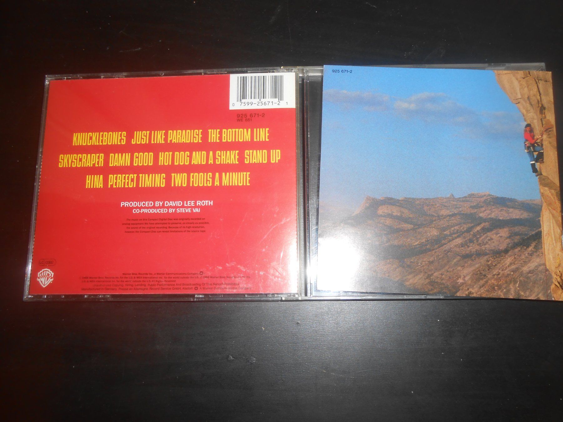 CD: David Lee Roth – Skyscraper / 1988 – Usato da Aarberg venduto da witchhunter01 1