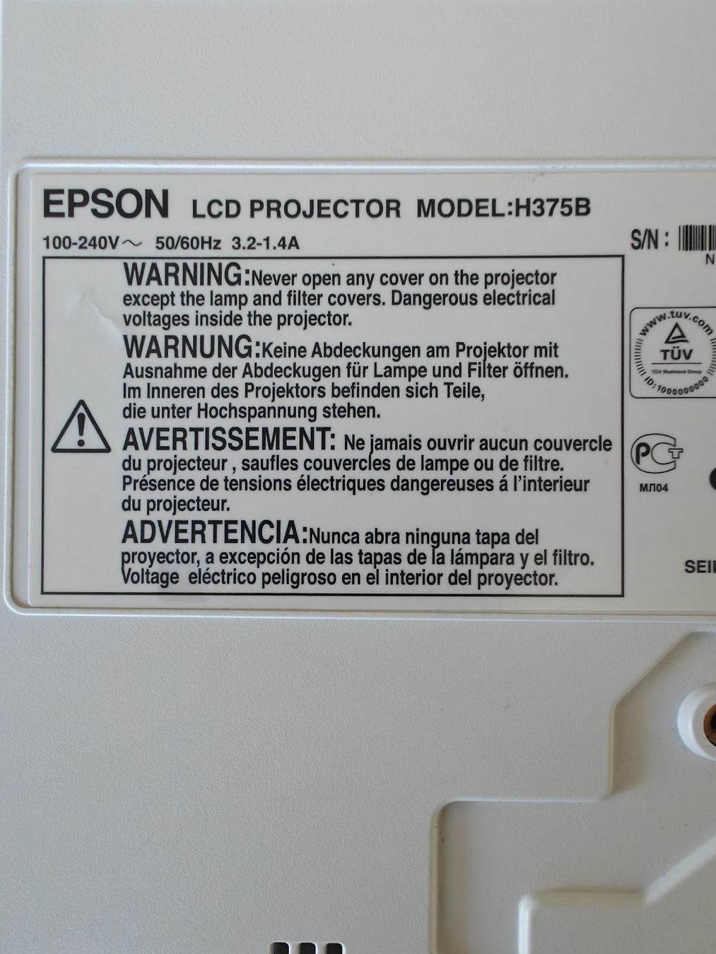 Epson Proiettori: Beamer Epson EB-X9 – Usato da Bern venduto da WE_ARE 3