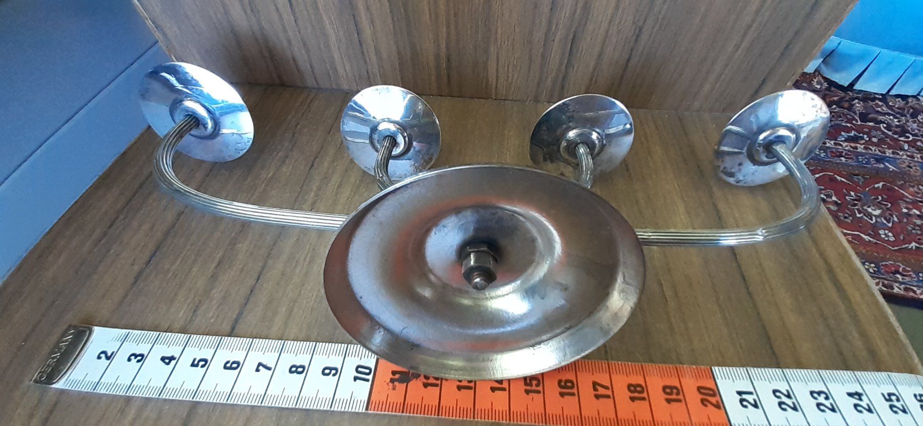 Portacandele: Kerzenhalter Silber antik – Usato da Mörschwil venduto da antiksalon21 9