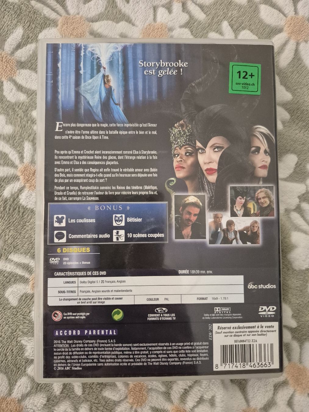 Tous les DVDs: ONCE UPON A TIME - saison 4 (FR/EN) – D'occasion à Riaz par Murielbhs 3