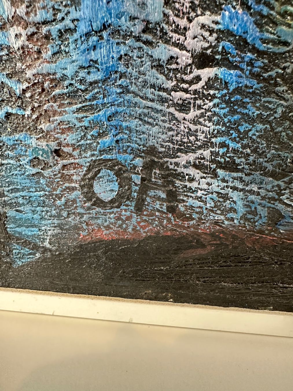 Dipinti: Oskar Althaus Ölgemälde Christus Expressionismus OA – Usato da arlesheim venduto da Art.en1 2