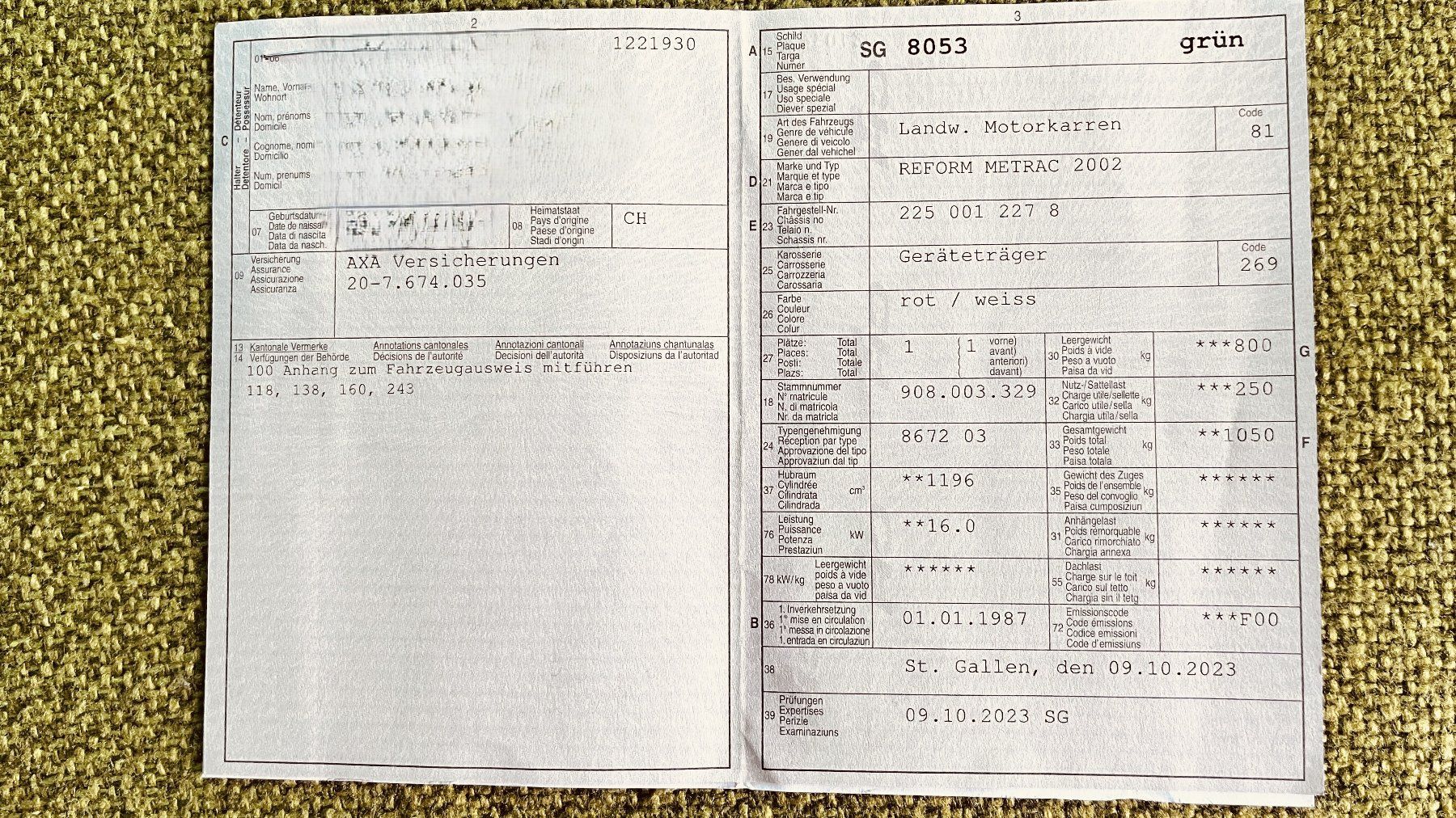 Reform Trattori: Reform Metrac 2002 – Usato da Heiligkreuz (Mels) venduto da hediq 9