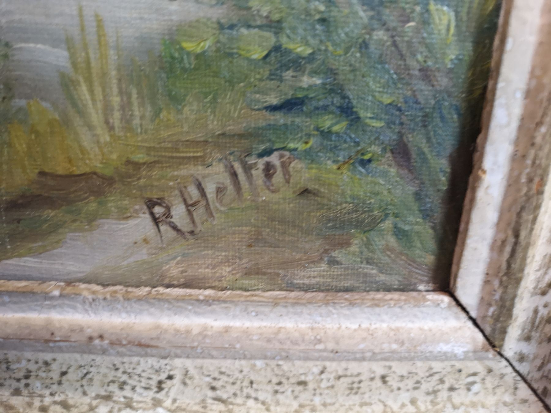Tableaux: Huile sur toile signée – D'occasion à Genève par Qanil77 2