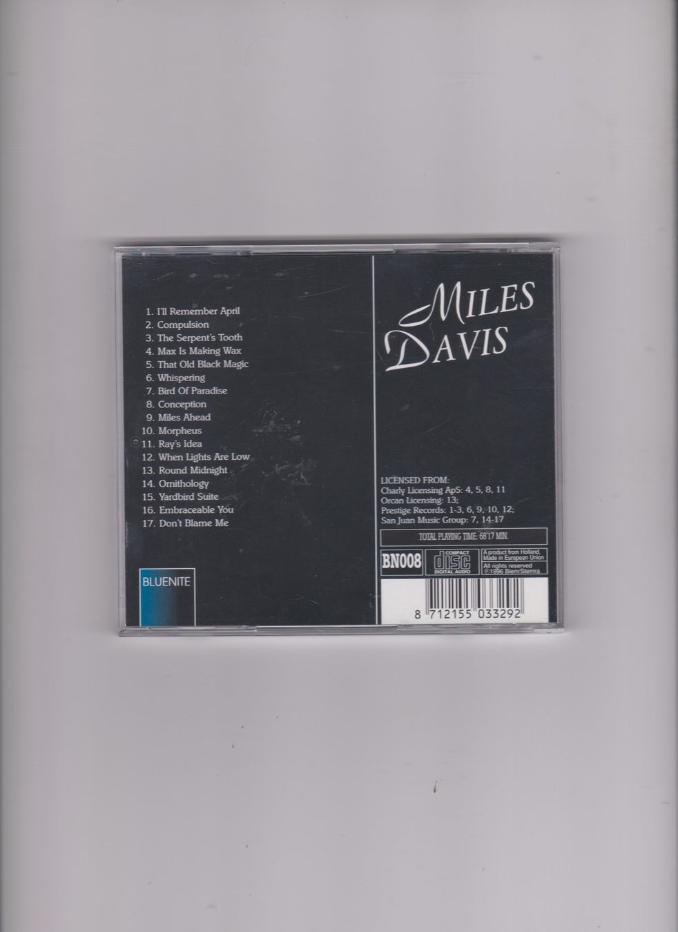 CDs: Miles Davis Cool Jazz Classics CD – D'occasion à Bex par Canouille 1