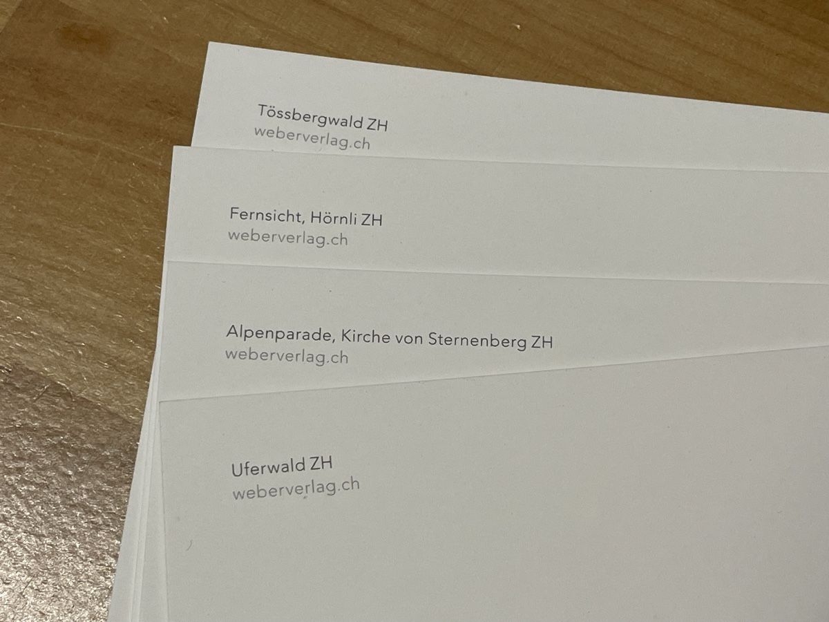 Ansichtskarten: 4 AK von Zürich Land – Neu (gemäss Beschreibung) aus Rümlang von euqinom16 1