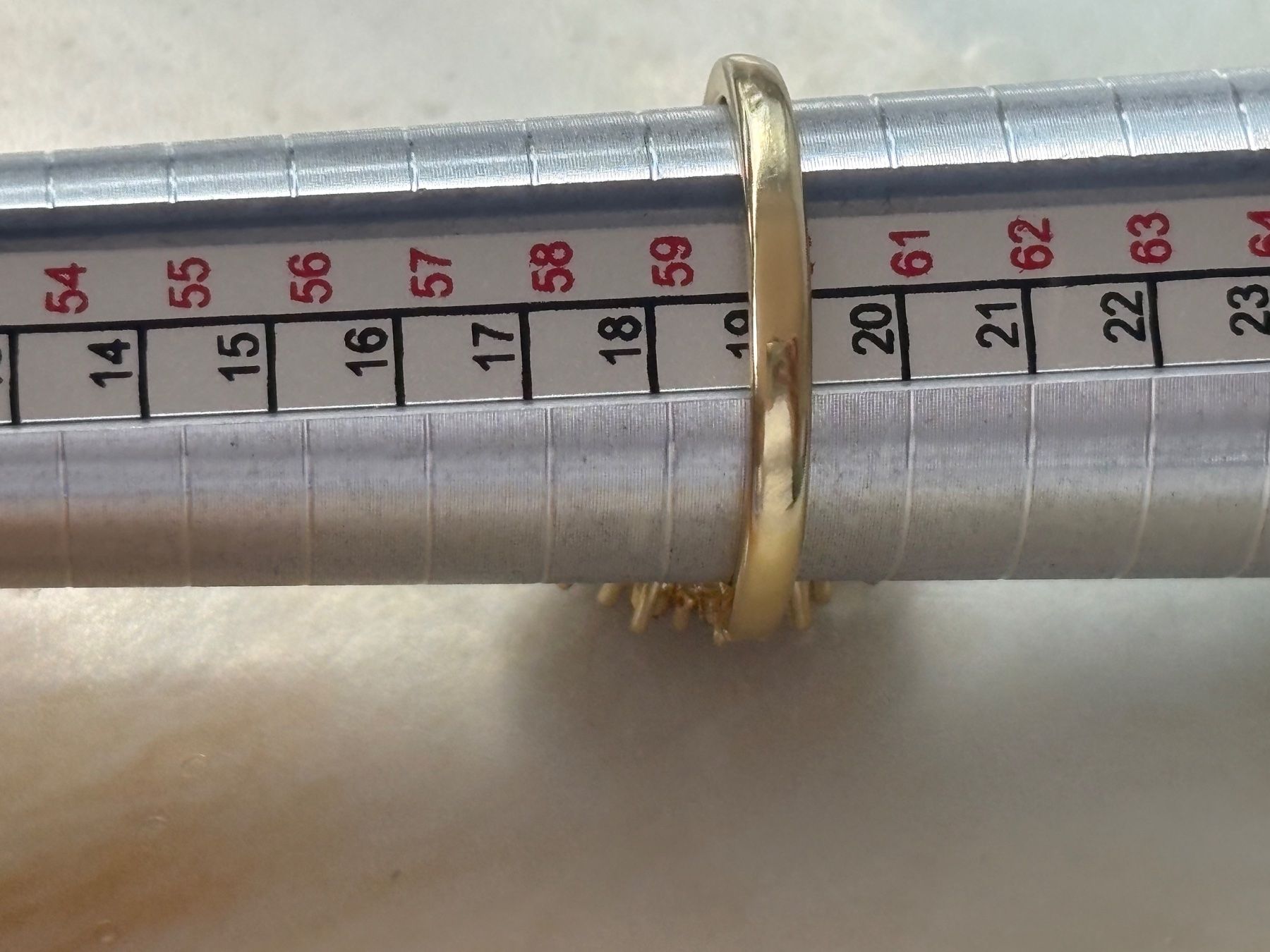 Anelli: Luxus Elegante Gr.19/9 Ring Farbe: Gold/blau – Nuovo (secondo la descrizione) da Biel-Bienne venduto da Roserosse13 7