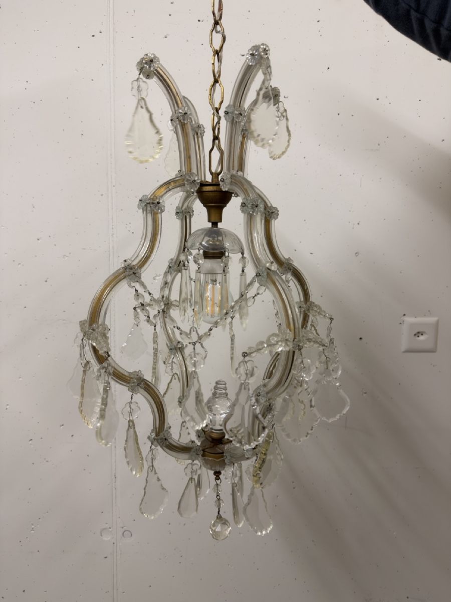 Lampadari & plafoniere: Alter Kristallglaskronleuchter Maria Theresia – Usato da Lenzerheide/Lai venduto da Rogah 4