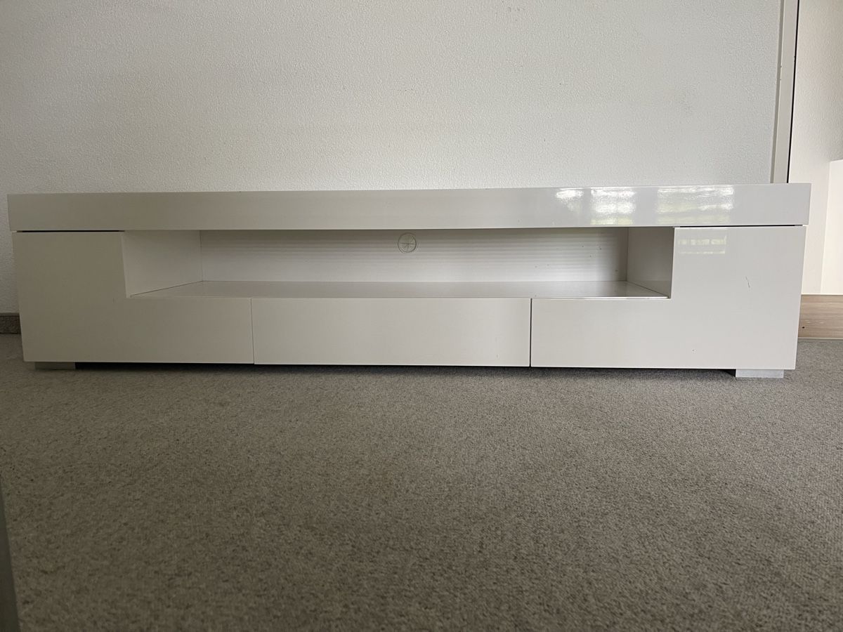 Meubles TV: TV Sideboard hochglanz weiss – D'occasion à Dorf par Leony22 1