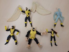 5 X-Men MARVEL Figuren Set, TOY BIZ 1997 selten, Vintage